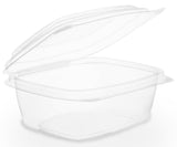 Compostable Clear Hinged Biodegradable Deli Container - 8oz