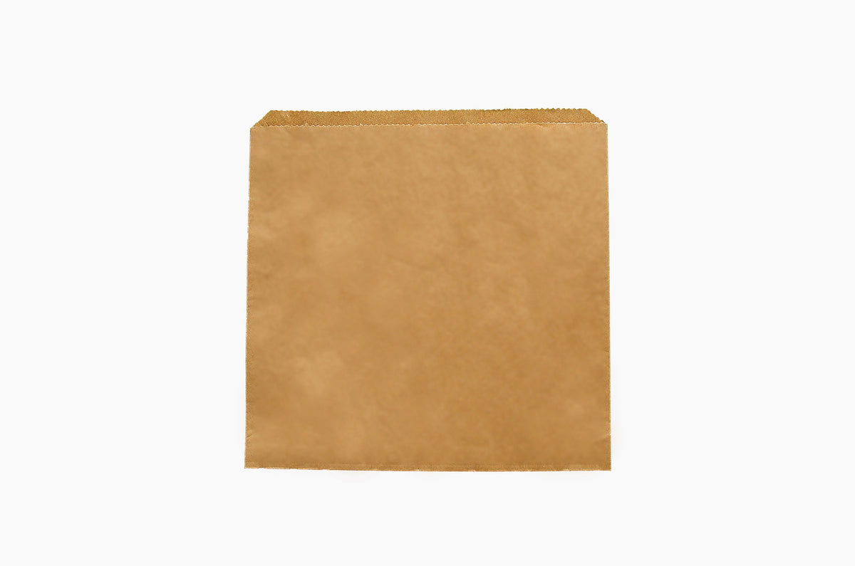 Compostable Kraft Flat Paper Counter Bags Green Man Packaging