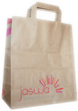 Eco-friendly Custom Printed Compostable Paper Carrier Bags