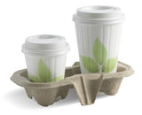 Compostable 2 Cup Carry Tray