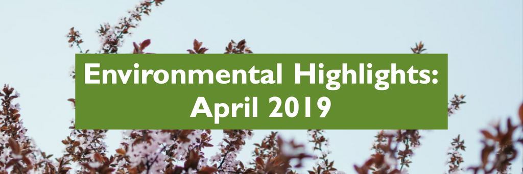 April 2019 - Environmental Highlights