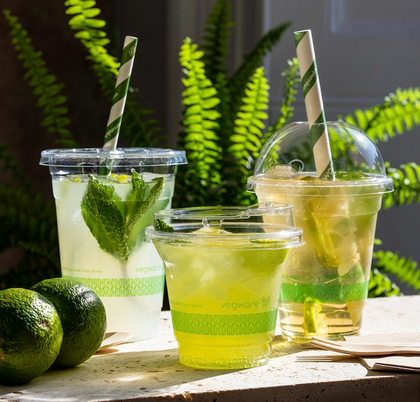 100% Compostable Clear PLA Cold Drinks Cups - PLA Smoothie Cups