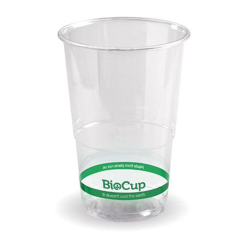 Compostable BioCup Slim PLA Cold Drinks Cups - 9oz