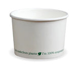 Compostable Economy White Soup / Ice Cream Pots - 12oz