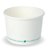 Compostable Economy White Soup / Ice Cream Pots - 8oz