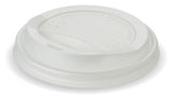 Compostable White CPLA Coffee Cup Lids / 6oz - SPECIAL OFFER