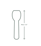Compostable Multicoloured Tutti Frutti Paper Ice Cream Spoon