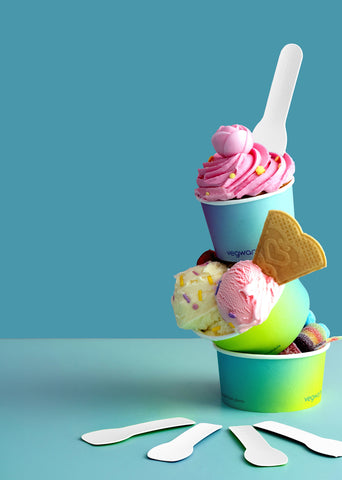 NEW - Compostable Paperboard Ice Cream Containers
