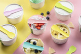 Compostable Multicoloured Tutti Frutti Paper Ice Cream Spoon