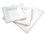 Compostable Sugarcane Square Plates