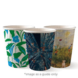 Compostable Art Series Double Wall Coffee Cups - 12oz