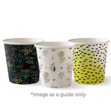 Compostable Art Series Single Wall Coffee Cups - 4oz