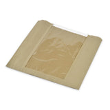 Compostable Kraft PLA Window Sandwich Bag - 10inch
