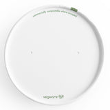 Compostable Paper Hot Food Pot Lid - 115mm