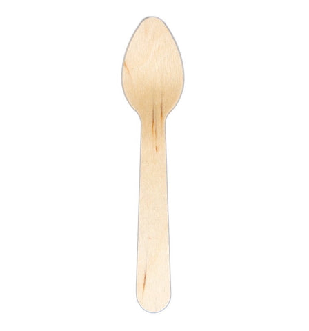 Compostable Wooden Ice Cream Spoons