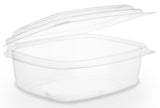 Compostable Clear Hinged Biodegradable Deli Container - 12oz