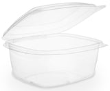 Compostable Clear Hinged Biodegradable Deli Container - 16oz