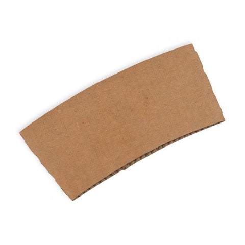 Compostable Kraft PREMIUM Coffee Cup Sleeve - Large (for 10oz to 20oz Cups) 