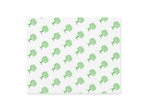 Compostable Green Tree Greaseproof Sheets - Large