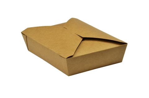 Compostable Kraft Biodegradable Hot Food Carton - 53oz
