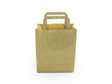 Kraft Brown Carrier Bag with Handle - Small