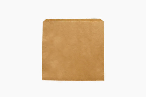 Kraft Flat Paper Counter Bags - 10inch