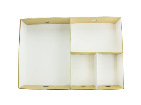 Compostable Kraft Sandwich Platter Box Inserts