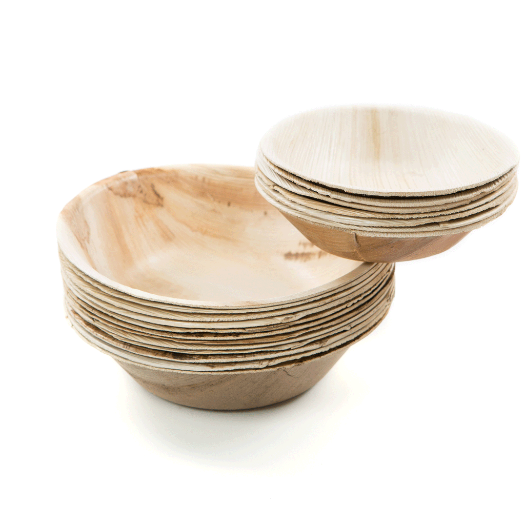 areca palm bowls Compostable Palm Leaf Soup Bowl - Deep