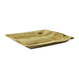 Compostable Palm Leaf Square Plate - 10inch