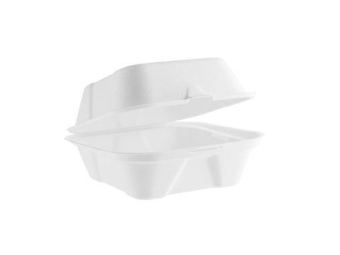 Sugarcane Square Burger Box - 6inch
