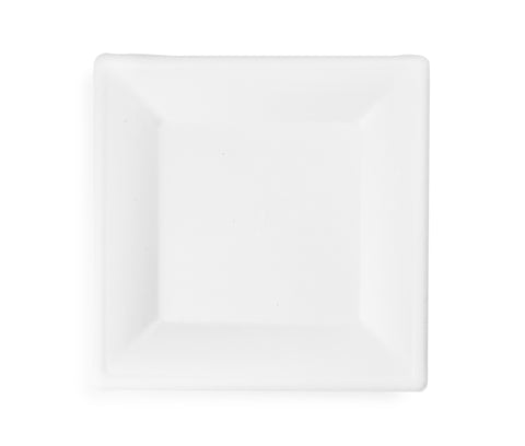 Sugarcane Square Plate - 10inch