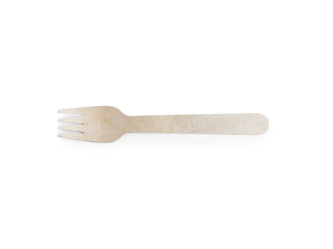 Compostable Wooden Fork - 6inch