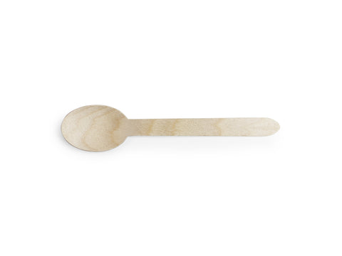 Compostable Wooden Spoon - 6inch