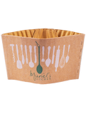 Custom Printed Compostable Sleeves For Cups and Soup Containers