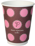 Custom Printed Compostable Double Wall Coffee Cups