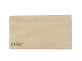 Compostable Kraft 1 Ply Dispenser Style Napkin - 33cm x 30cm