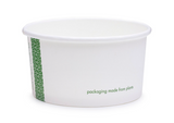 Compostable Paperboard Soup or Ice Cream Container